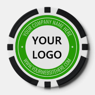 Logo-Text für Ihr Business-Poker-Chips für benutze Pokerchips