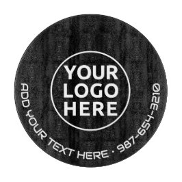 LOGO & TEXT | Maßgeschneidertes Business Glass Cut Schneidebrett