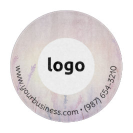 LOGO & TEXT | Maßgeschneidertes Business Glass Cut Schneidebrett