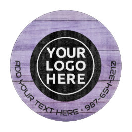 LOGO & TEXT | Maßgeschneidertes Business Glass Cut Schneidebrett