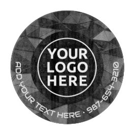 LOGO & TEXT | Maßgeschneidertes Business Glass Cut Schneidebrett