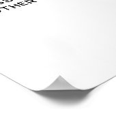 Logo Text QR Code Werbeunternehmen Poster (Ecke)