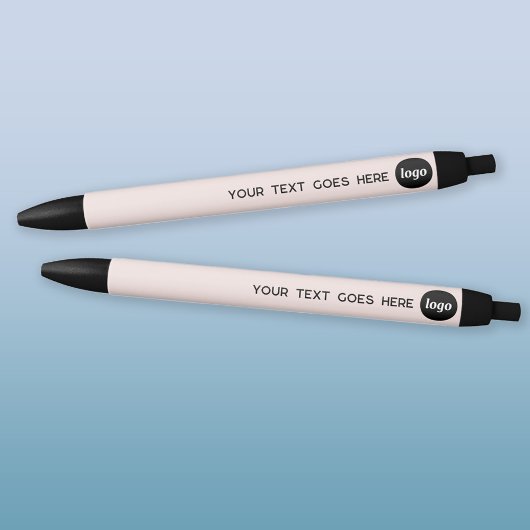 Logo-Text Rosa Werbung für Unternehmen Kugelschreiber