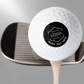 Logo Text Schwarzer Hintergrund Werbung Golfball
