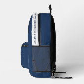 Logo, Text, Slogan, Website Bedruckter Rucksack (Rechts)