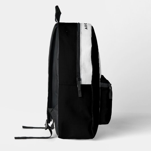 Logo, Text, Slogan, Website Bedruckter Rucksack (Links)