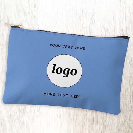 Logo-Text Werbeaktion Blauer Branding Zubehörtasche