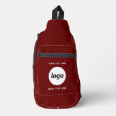 Logo-Text-Werbeaktion Branding Crossbody Bag (Vorderseite)
