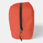Logo-Text-Werbemarken Orange Waschbeutel (Rechts)