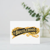 Logo "The Brattleboro" aus einer alten Orgel Postkarte (Stehend Vorderseite)