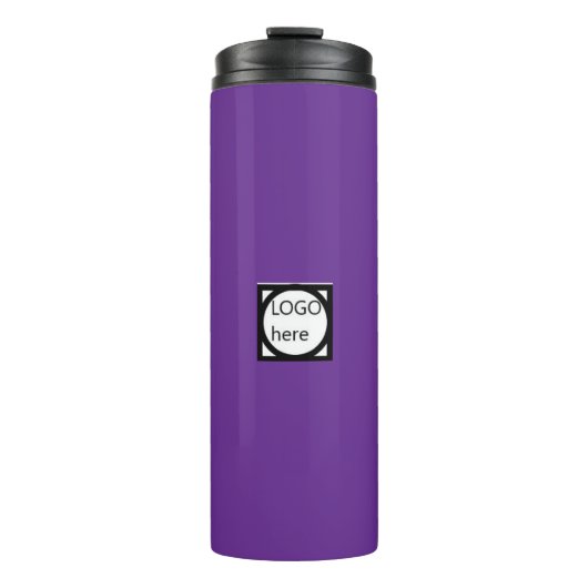 LOGO Thermal Becher Werbezwecke Lila (Vorderseite)