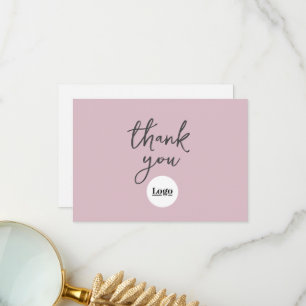 Logo-Thistle für Unternehmen Vielen Dank Dankeskarte