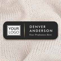 Logo-Titel Goldener Farbverlauf schwarz