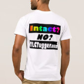 Logo TLC Tugger - schwärzen Sie mit Farbrückseite T-Shirt (Rückseite)