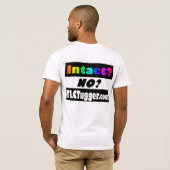 Logo TLC Tugger - schwärzen Sie mit Farbrückseite T-Shirt (Schwarz voll)