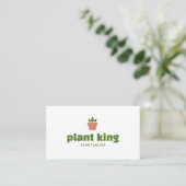 Logo Topfpflanze | Pflanzenladen oder Gartenmarke Visitenkarte (Stehend Vorderseite)