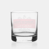 Logo-Trinkwaren-Set Whiskyglas (Rückseite)