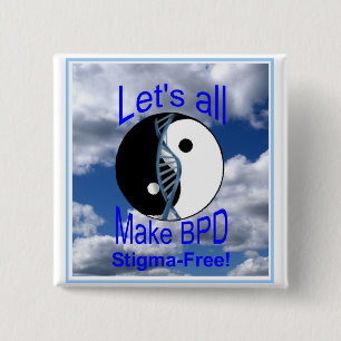 Logo u. Himmel-Entwurfs-Knopf Button