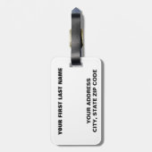 Logo Ubuntus Linux Gepäckanhänger (Rückseite vertikal)