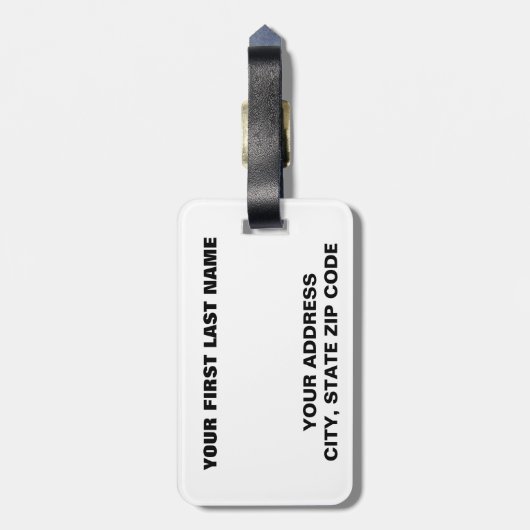 Logo Ubuntus Linux Gepäckanhänger (Rückseite vertikal)