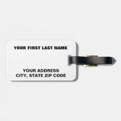 Logo Ubuntus Linux Gepäckanhänger (Rückseite horizontal)