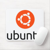 Logo Ubuntus Linux Mousepad (Mit Mouse)