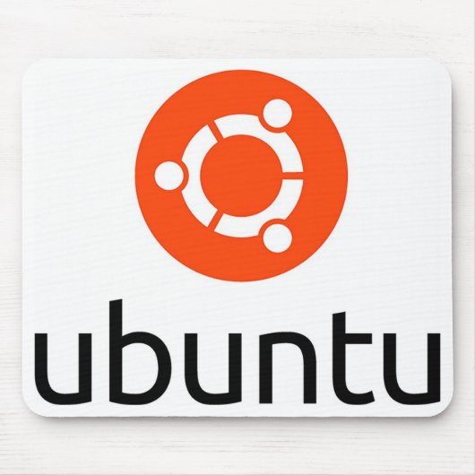 Logo Ubuntus Linux Mousepad (Vorne)