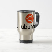 Logo Ubuntus Linux Reisebecher (VorderseiteRechts)
