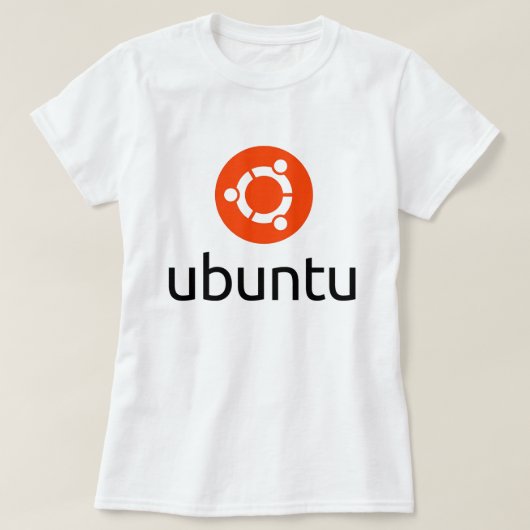 Logo Ubuntus Linux T-Shirt (Design vorne)