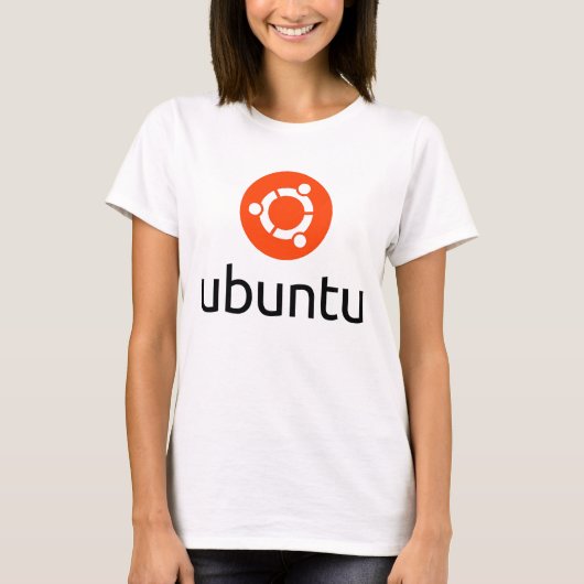 Logo Ubuntus Linux T-Shirt (Vorderseite)