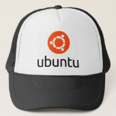 Logo Ubuntus Linux Truckerkappe (Vorderseite)