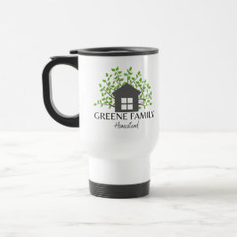 Logo-Umarmung mit Lid Reisebecher