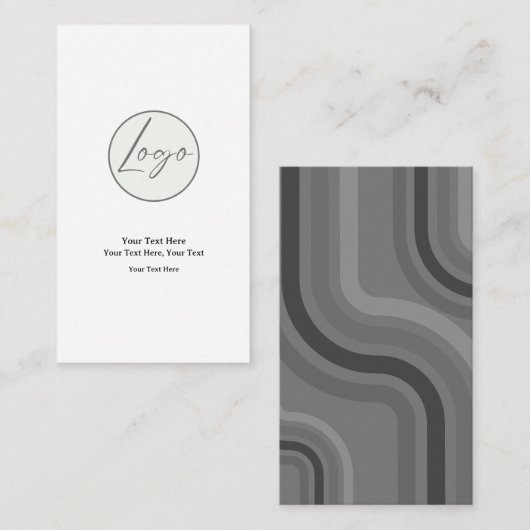 Logo-Umschließungskarte Begleitkarte (Vorne/Hinten)