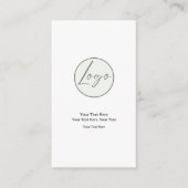 Logo-Umschließungskarte Begleitkarte (Vorderseite)