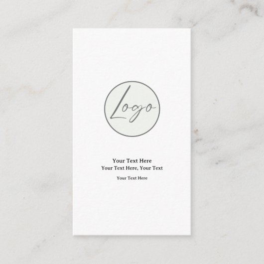 Logo-Umschließungskarte Begleitkarte (Vorderseite)