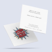 Logo und benutzerdefinierter Text hochladen Modern Dankeskarte