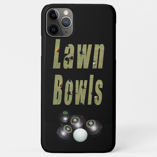 Logo und Bowle für Rasenbowls, Case-Mate iPhone Hülle (Rückseite)