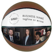 Logo und Foto für kundenspezifische Unternehmen Pe Basketball (Vorderseite)