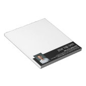 Logo und Foto hinzufügen - Kontaktinformationen fü Notizblock (angewinkelt)