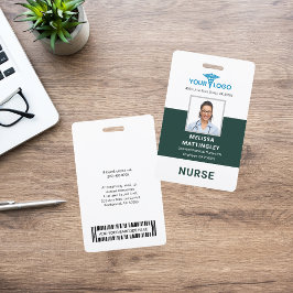Logo und Foto-ID des Krankenhauses Ausweis