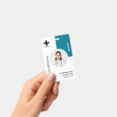 Logo und Foto-ID für personalisierte Krankenhausmi Ausweis (Handheld)