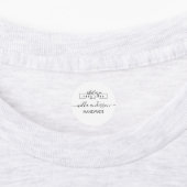 Logo und Kleidung aus Rundgewebe Etiketten