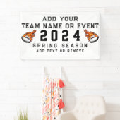 Logo und Maskottchen für die jeweilige Fußballmann Banner (Insitu)