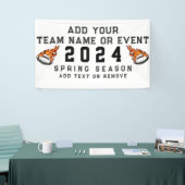 Logo und Maskottchen für die jeweilige Fußballmann Banner (Messeveranstaltung)