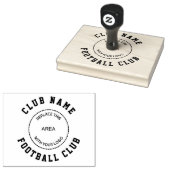 Logo und Name des Football Club Gummistempel (Stempel)