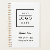 Logo und Name des Mitarbeiters für das benutzerdef Planer (Vorderseite)