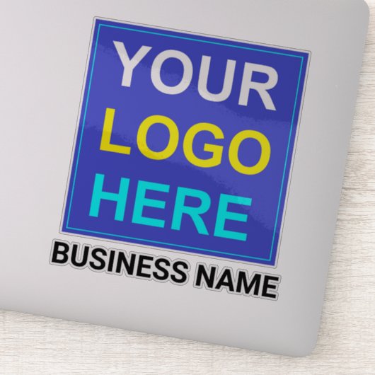 Logo und Name für den benutzerdefinierten Gehäuse  Aufkleber (Detail)