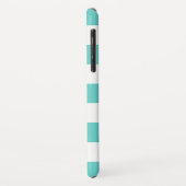 Logo und Name von Aqua und White Sripes Palms Case-Mate iPhone Hülle (Hinten/Links)