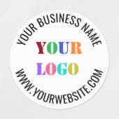 Logo und Personalisierte Textzeichen für benutzerd Etiketten (Design 1)