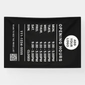 Logo und Qr-Code für Black Business Openings Banner (Horizontal)
